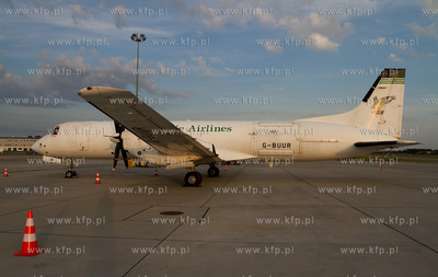 Gdansk, Rebiechowo. Nz. BAe ATP-F Atlantic Airlines....