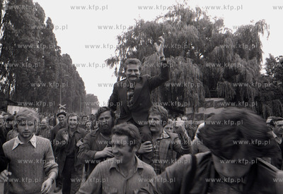 Strajk Sierpień'80 w Stoczni Gdańskiej im Lenina....
