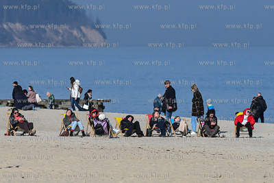 Sopot. Wiosenna pogoda spowodowała zwiększony ruch...