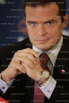 Gdansk, konferencja prasowa Platformy Obywatelskiej....