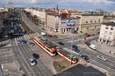 Gdansk Wrzeszcz. Skrzyzowanie al. Grunwaldzkiej z ul....