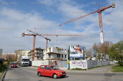 Gdansk Przymorze. Budowa apartamentowca Rezydencja...