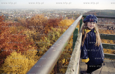 Kinga na wiezy widokowej na gorze Pacholek w Gdansku...
