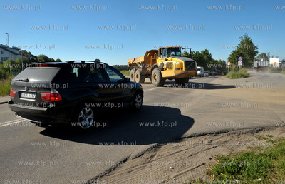 Gdansk, ul. Budowlanych. Miejsce, gdzie powstanie przystanek...