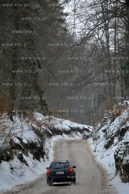 Lesna droga pomiedzy Sulminem na Kaszubach, a Otominem....