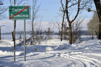 Zima we wsi Sulmin na Kaszubach. 16.01.2017 Fot. Maciej...