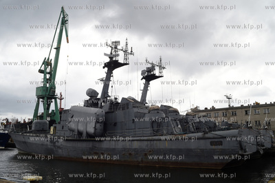 Stocznia Nauta w Gdyni na ul. Waszyngtona. Dawne kutry...