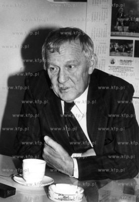 Mieczyslaw Rakowski - ostatni premier PRL. 1993 Fot....