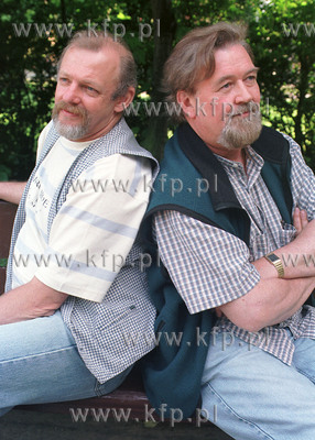 Skrzypczyk i Dornowski z "Czerwonych Gitar".5.06.98.Fot.Maciej...