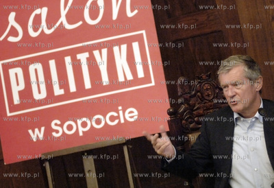 Sopot. Salon Polityki. Gosciem Daniela Passenta byl...