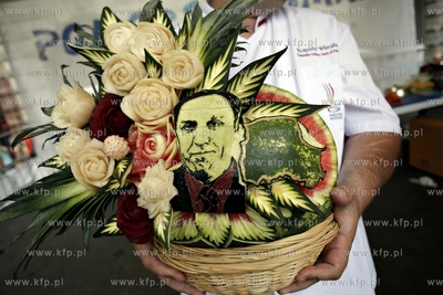 Gdansk, Dlugi Targ. Pomorskie smaki to pokazy przyrzadania...