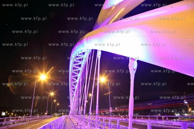 Gdansk Letnica. Wiaduktu przy PGE Arenie w ciagu Trasy...