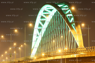 Gdansk Letnica. Wiaduktu przy PGE Arenie w ciagu Trasy...