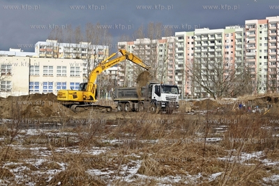 Gdansk Zaspa. Rozpoczecie budowy Nowej Gildii w okolicach...