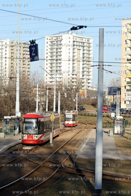 Pętla tramwajowa na gdańskiej Zaspie.
17.02.2015
fot....