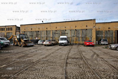 Była zajezdnia tramwajowa przy ul. Łąkowej w Gdańsku....