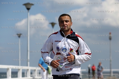 Gdańsk. Molo w Brzeźnie. Sebastian Bibro z Nowego...