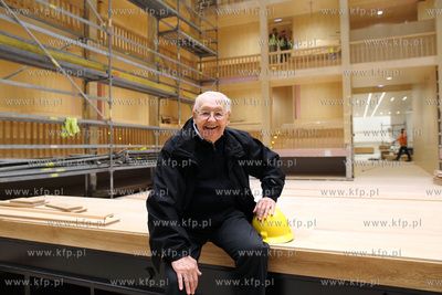 Rezyser Andrzej Wajda w Teatrze Szekspirowski w Gdansku.
01.09.2014
fot....