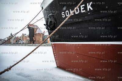 Zima w Gdańsku. Długie Pobrzeże, Soldek.
09.02.2021
fot....