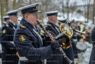 Gdańsk. Cmentarz Srebrzysko. Pogrzeb prof. Andrzeja...