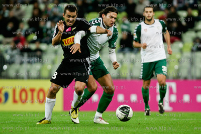 Gdansk. PGE Arena. Mecz towarzyski Lechia Gdansk vs...
