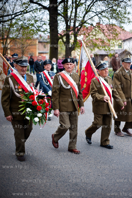 Obchody Swieta Konstytucji 3 Maja w Pruszczu Gdanskim.
Nz...