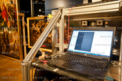 Gdansk. Muzeum Narodowe. Prace badawcze tryptyku Sad...