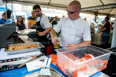 Gdansk. Targ Rybny. Jarmark Dominikanski. Norweski...