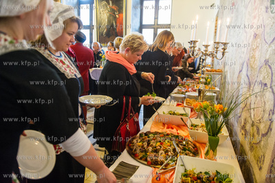 Gdansk. Wielka Sala Wety Ratusza Glownego Miasta. Obchody...