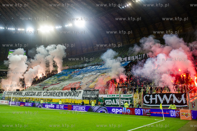 Stadion Energa Gdansk. Mecz o mistrzostwo Ekstraklasy....