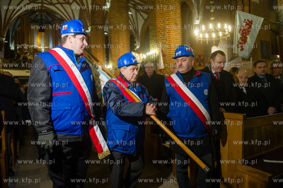 Gdansk. Kosciol sw. Brygidy. Obchody 45. rocznicy Grudnia...