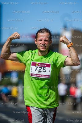 Gdańsk. XXII Energa Maraton Solidarności. 15.08.2016...