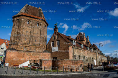 Gdańsk. Dom Harcerza, zabytkowe budynki, gdzie niegdyś...