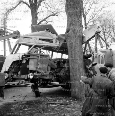 Wypadek autobusu PKS jadacego do Gdanska w okolicach...