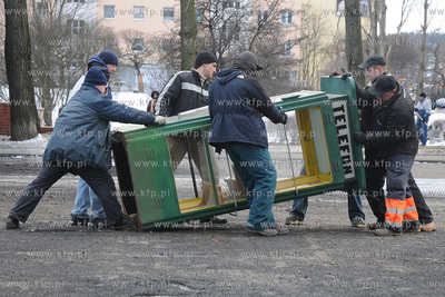 Plan zdjeciowy filmu o masakrze robotnikow na Wybrzezu...