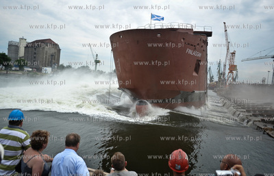 Wodowanie promu B 608/1 Finlaggan dla szkockiego armatora...