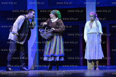 Proba medialna Chlopow w Teatrez Muzycznym w Gdyni....