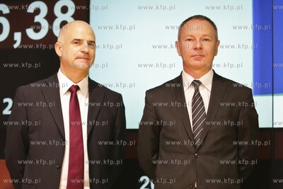 Warszawa Debiut Energa SA na gieldzie N/z prezes zarzadu...