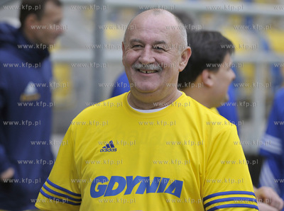 Gdynia. Stadion Miejski. Mecz na 60. urodziny Janusza...