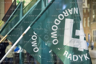 Gdańsk Manifestacja antyimigrancka Dość Płonącej...