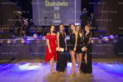 Gdańsk. Studniówka I LO w Starym Maneżu. 12.01.2019...