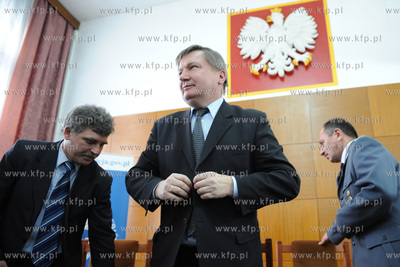 Gdansk, Komenda Wojewodzka Policji. Jerzy Miller, Minister...