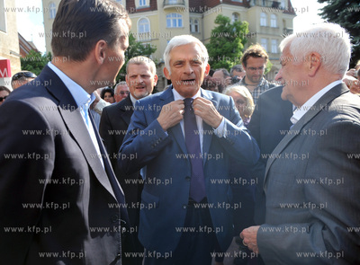 Sopot - zakonczenie kampanii wyborczej kandydata na...