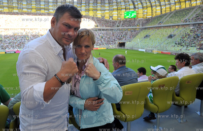 Mecz inauguracyjny na PGE Arena w Gdansku pomiedzy...