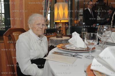 Setne urodziny Janiny KIerat mieszkanki Gdanska.Przyjecie...