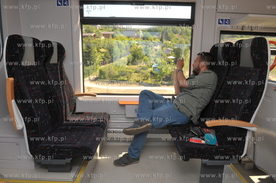 Pierwszy probny przejazd z pasazerami i i prezentacja...