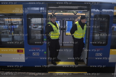 Gdansk, Dworzec Glowny PKP. Inauguracyjny, pierwszy...