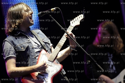 Gdansk. Plac Zebran Ludowych. Strefa Kibica. Koncert...