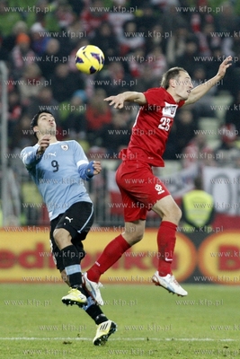 Gdansk.PGE Arena. Mecz towarzyski Polska - Urugwaj....