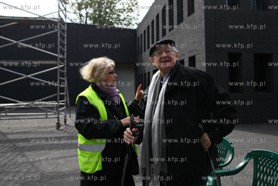 Rezyser Andrzej Wajda w Teatrze Szekspirowski w Gdansku....